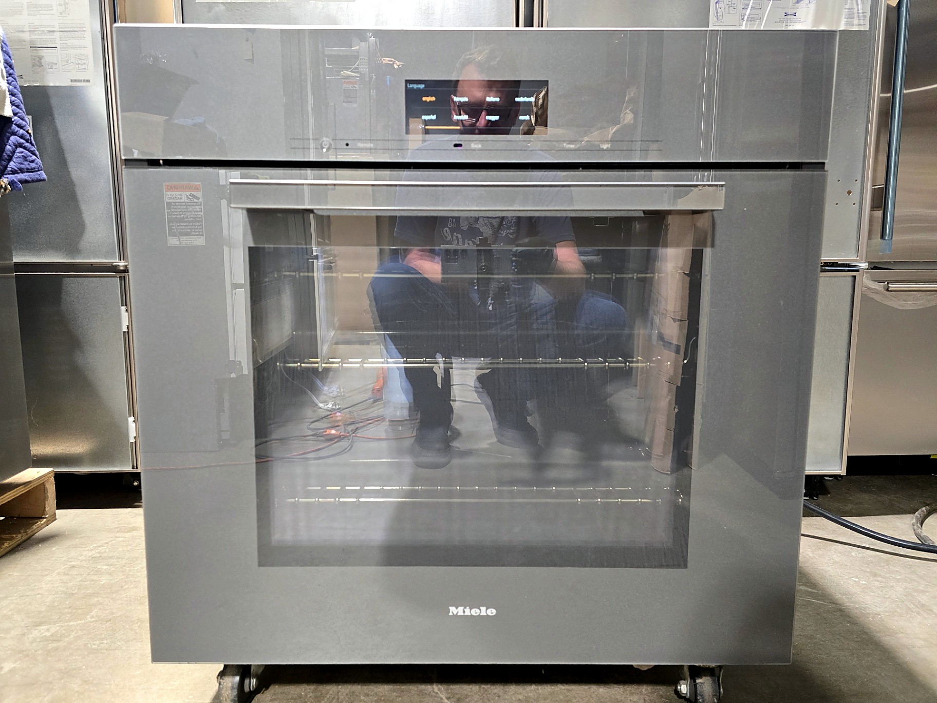Miele H 7880 BP GR 30" M Touch Convection Single Wall Oven — New